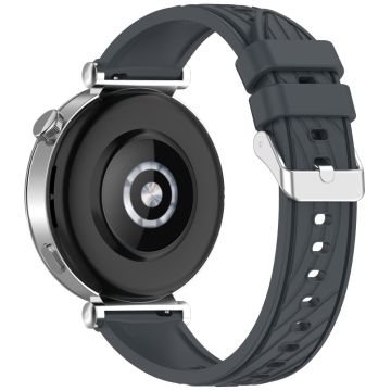 Huawei Watch GT 5 Pro 46 mm / GT 5 46 mm / GT 4 46 mm ersättningsarmband 22 mm texturerat silikonarmband - Grå