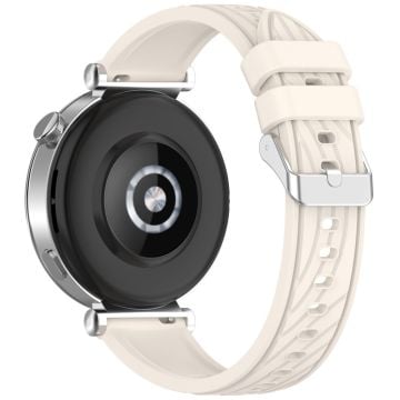 Huawei Watch GT 5 Pro 46 mm / GT 5 46 mm / GT 4 46 mm ersättningsarmband 22 mm texturerat silikonarmband - Stjärnljus