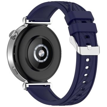 Huawei Watch GT 5 Pro 46 mm / GT 5 46 mm / GT 4 46 mm ersättningsarmband 22 mm texturerat silikonarmband - Blå