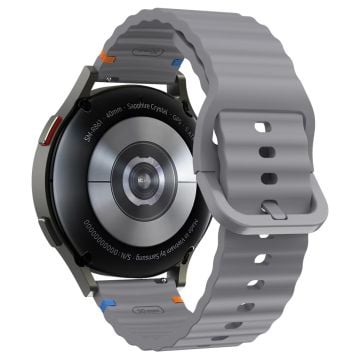 20 mm silikonarmband Garminactive 5 / Garmin vivoactive 5 / Venu Sq Wave Design klockarmband - Grå