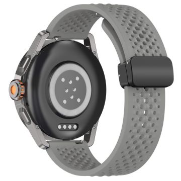 Xiaomi Watch S4 Sport / Redmi Watch 5 Active Silikonarmband 22mm Ersättningsarmband med vikbart spänne - Titangrått