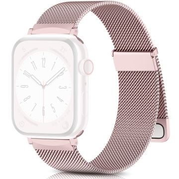 Apple Watch Series 41mm - 40mm - 38mm metallarmband klockarmband - Rosa Ros