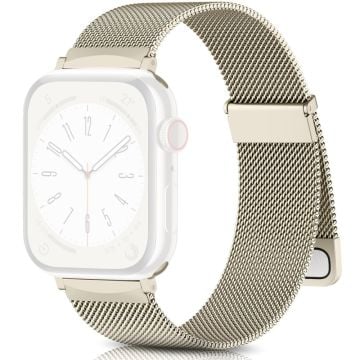 Apple Watch Series 41mm - 40mm - 38mm metallarmband klockarmband - Champagne Guld