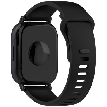 Silicone Strap Xiaomi Redmi Watch 5 Active Watch Band Adjustable Watchband Replacement - Black