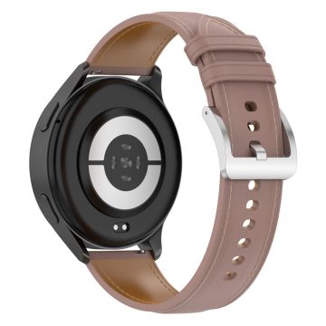 22mm Klockarmband Huami Amazfit Bip 5 / GTR 47mm / GTR 2 / GTR 2e Armband i äkta koskinn med snabbkoppling - Mörkrosa