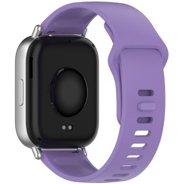 Xiaomi Redmi Watch 5 Active Silicone Watch Band Colorful Buckle Wrist Strap - Lavender Purple