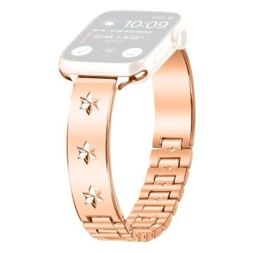 Replacement Strap Apple Watch Series 10 42mm Metal Watch Band - Rose Gold