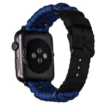 Nylon Watch Strap Apple Watch Series 10 42mm Single Loop Wristband - Sky Blue