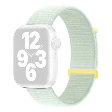 KALEBOL Nylon Watch Band Apple Watch Series 10 42mm Wrist Strap - Light Mint