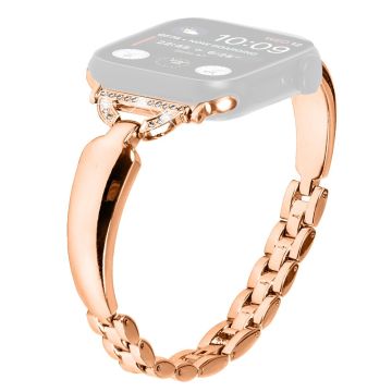 Svart klockarmband med strass för Apple Watch - Elegant Och Hållbar