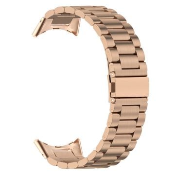 Google Pixel Watch / Watch 2 Klockarmband i rostfritt stål Integrerat ersättningsarmband - Roséguld