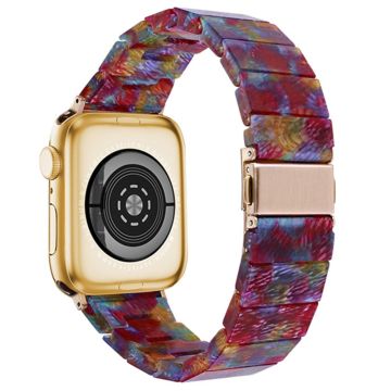 Klockarmband Apple Watch Series 41mm / 40mm / 38mm Resin Watch Band Armband - Regnbåge