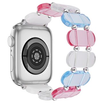 Apple Watch Series 41mm / 40mm / 38mm Klockarmband Elastisk Resin Rem - Flerfärgad