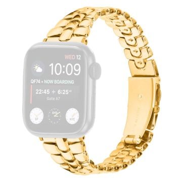 Apple Watch Series 41mm / 40mm / 38mm Smartwatch Metallarmband - Guld