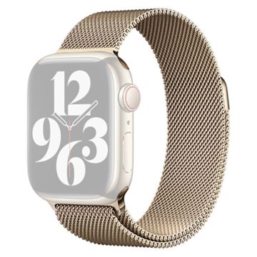 KALEBOL KLB-ML-001 Apple Watch Series 41mm / 40mm / 38mm Milanese metallarmband - Guld