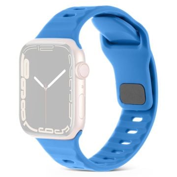 Apple Watch Series 41 mm - 40 mm - 38 mm universellt smart klockarmband flexibelt armband - Blå