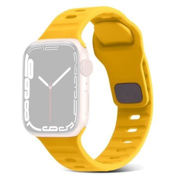 Apple Watch Series 41 mm - 40 mm - 38 mm universellt smart klockarmband flexibelt armband - Gul