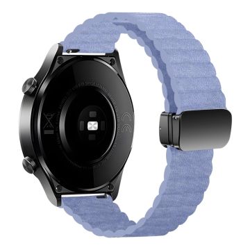 Samsung Galaxy Watch6 / Garmin Venu Sq 2 läderarmband 20mm magnetiskt armband - Baby Blå