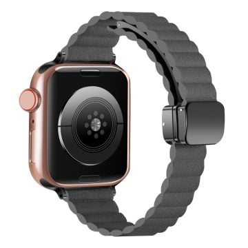 Apple Watch 41mm / 40mm / 38mm klockarmband magnetiskt smalt armband - Grå