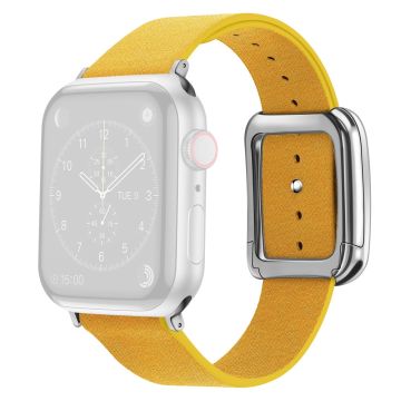 Apple Watch 41mm / 40mm / 38mm Klockarmband Snap Button Herrarmband - Gul