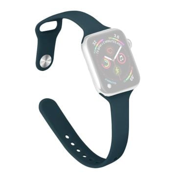 Apple Watch 49mm / 45mm / 44mm / 42mm Klockarmband Slim Band - Cyan