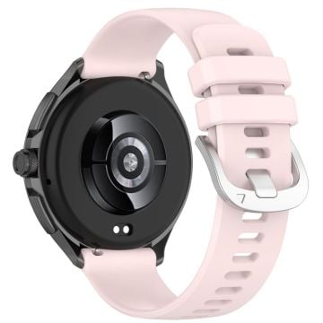 Xiaomi Watch S3 / Huawei Watch 2 Pro / Honor Watch 4 Pro klockarmband 22mm silikonarmband - Ljusrosa