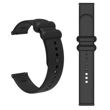 Garmin Venu 3S / Forerunner 265S Klockarmband 18mm Silikon Ersättningsklockarmband - Svart