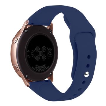 KALEBOL KLB-DKGJ-001 Samsung Galaxy Watch3 45mm / Garmin Venu 3 Klockarmband 22mm Silikonband - Lake Midnight Blue