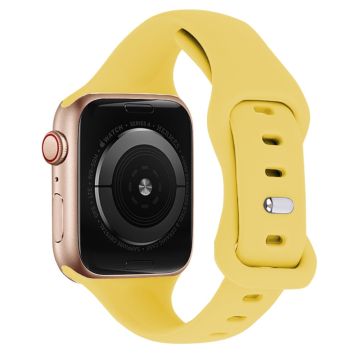 KALEBOL Apple Watch Series 41mm / 40mm / 38mm Klockarmband, Storlek: S / M - Gul