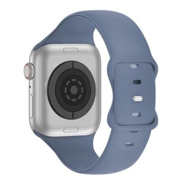 KALEBOL Apple Watch 49mm / 45mm / 44mm / 42mm Silikonarmband, Storlek: L - Lavendelgrå