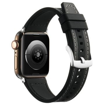 Apple Watch Series 41mm / 40mm / 38mm klockarmband Sport Style armband - Svart