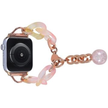 Apple Watch Series 41mm / 40mm / 38mm Smart klockarmband i harts - Rosa