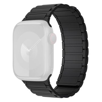 Apple Watch Series 41mm / 40mm / 38mm Klockarmband Silikon Magnetiskt Armband - Svart