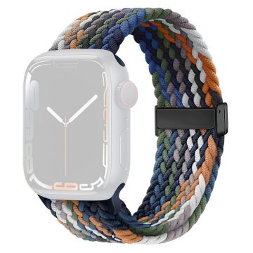 Apple Watch Series 41mm / 40mm / 38mm Nylon Rem Rembyte - Jeans Färgstarka