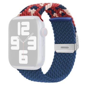 Apple Watch Series 41mm / 40mm / 38mm Nylon klockarmband - Flerfärgad