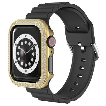 Strassdekor i zinklegering Klockfodral Apple Watch SE / SE (2022) / SE (2023) / Serie 6 / 5 / 4 40mm - Guld