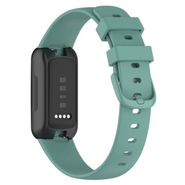 Fitbit Inspire 3 Silikonarmband Sportklockarmband, Storlek: L - Grön