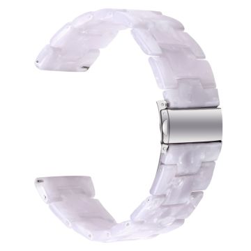 Donerton Resin Watch Band Vattentätt smart klockarmband - Glitter Vit