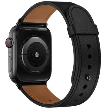 Apple Watch Series 41mm - 40mm - 38mm Universalarmband - Svart + Svart Nit