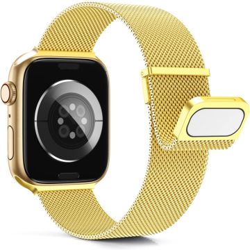 Apple Watch Series 49mm - 45mm - 44mm - 42mm Universal magnetiskt armband - Guld