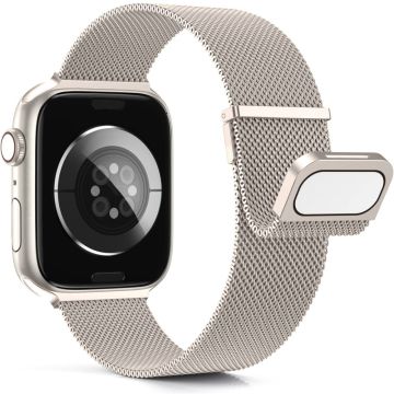 Apple Watch Series 41mm - 40mm - 38mm Universal klockarmband i rostfritt stål - Stjärnljus