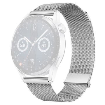 Huawei Watch GT 4 46mm / Honor Watch 4 Pro 22mm klockarmband i rostfritt stål ersättningsarmband - Silver