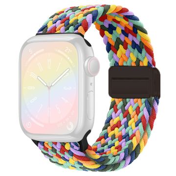 Apple Watch Series 41mm - 40mm - 38mm Universal Nylon klockarmband Magnetiskt armband - W Flerfärgad