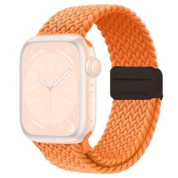 Apple Watch Series 41mm - 40mm - 38mm Universal Nylon klockarmband Magnetiskt armband - Orange