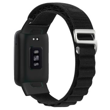 KALEBOL KLB-GSNL-001 Xiaomi Mi Band 7 Pro Nylonband Mjukt ersättningsarmband för klocka - Svart