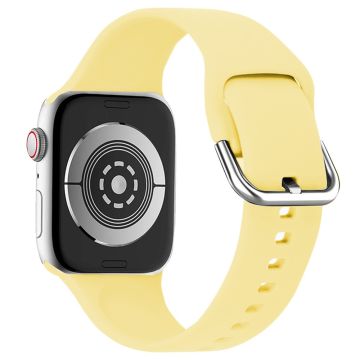 KALEBOL Apple Watch Series 41mm - 40mm - 38mm Universal klockarmband i silikon - Gul