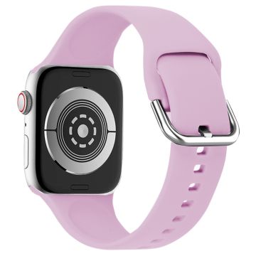 KALEBOL Apple Watch Series 41mm - 40mm - 38mm Universal klockarmband i silikon - Ljuslila