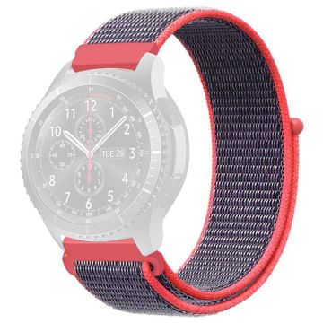 KALEBOL KLB-NLHH-001 Samsung Galaxy Watch6 / Watch6 Classic Klockarmband 20mm Nylon Loop Band - Ljusrosa