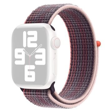 KALEBOL Apple Watch Series 41mm - 40mm - 38mm Universal Nylon Loop klockarmband - Bärfärgad Lila