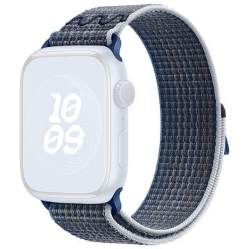 KALEBOL Apple Watch Series 41mm - 40mm - 38mm Universal Klockarmband Nylon Strap - Blå